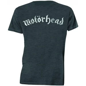 image of Motorhead - Distressed Logo Mens Small T-Shirt - Black