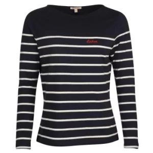 Image of Barbour Womens Bradley Top Navy/Cloud 12