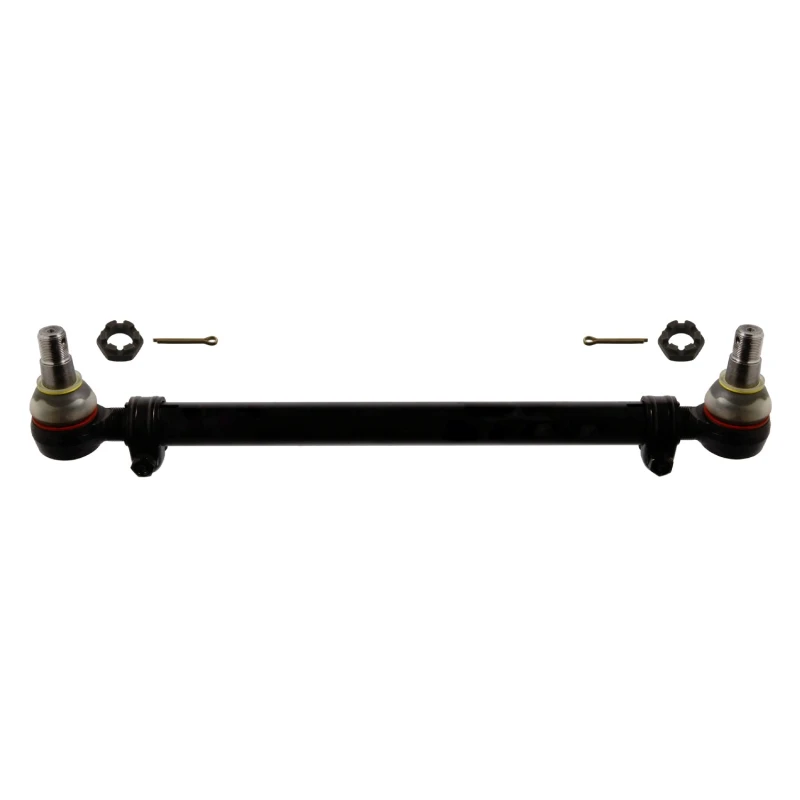 Image of FEBI BILSTEIN 39124 Centre Rod Assembly Front Axle, with castellated nut and split pins Centre Rod Assembly (285)
