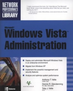 Image of Microsoft Windows Vista Administration by Anthony Velte Paperback