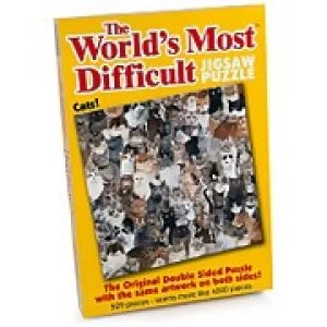 Image of Cats The World's Most Difficult Jigsaw Puzzle (529 Pieces)