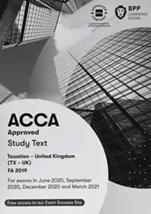 Image of ACCA Taxation FA2019 : Study Text