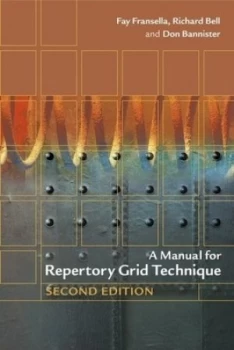Image of A Manual for Repertory Grid Technique by Fay Fransella Book