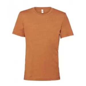 Image of Bella + Canvas Adults Unisex Heather CVC T-Shirt (L) (Heather Autumn)