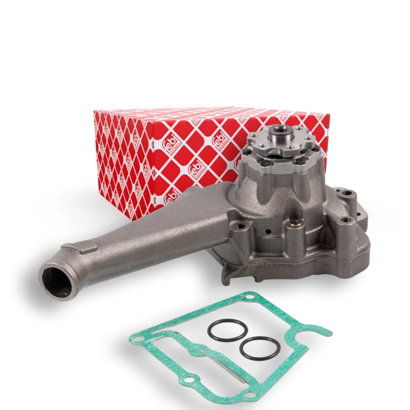 Image of FEBI BILSTEIN 35444 Water pump Grey Cast Iron, with gaskets/seals Grey Cast Iron Water Pump (1260)