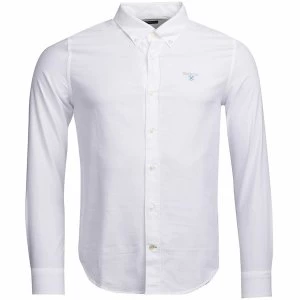 Image of Barbour Mens Oxford 3 Tailored Shirt Green Large