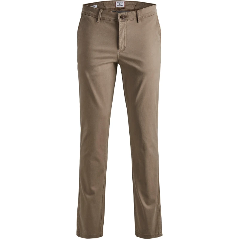 Image of Jack & Jones Brown / Beige Marco Jjbowie Slim Fit Chinos Beige Male 32R 127901UK