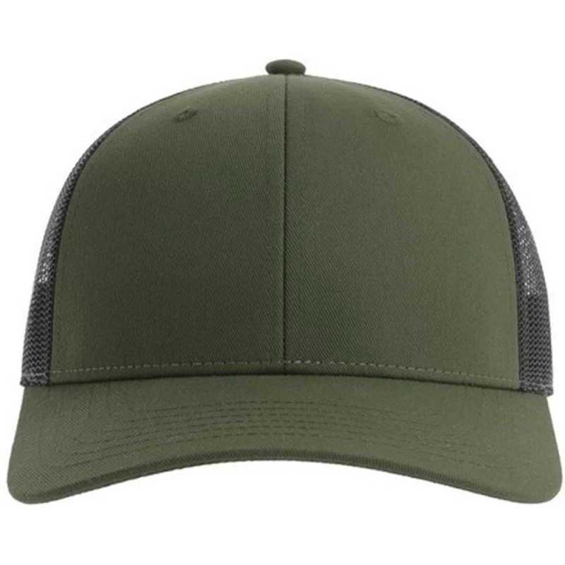 Image of Atlantis Atlantis Men Bryce 5 Panel Trucker Cap in Olive Olive One Size Male 5063107599193