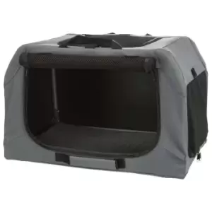 Image of Trixie Dog Transport Box Easy Soft S/M Grey