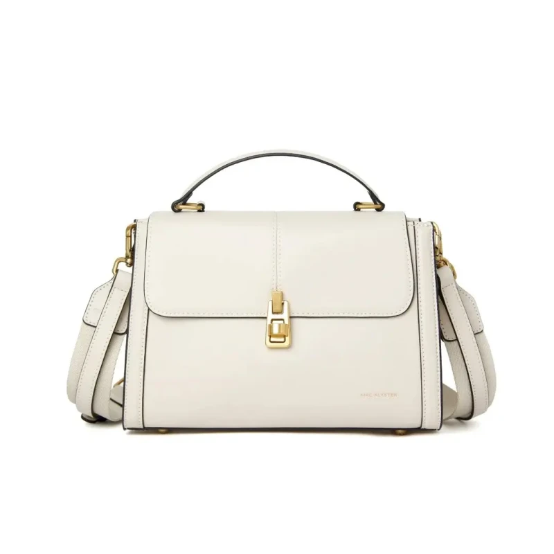 Image of Mac Alyster Womens flap Handbag Mac Alyster Emmy Beige Female TU