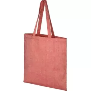 Image of Bullet Pheebs Cotton Tote Bag (One Size) (Red Heather) - Red Heather