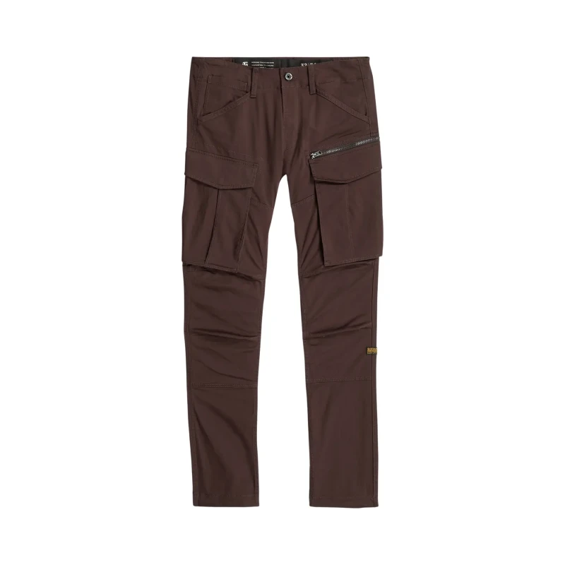 Image of G-Star Regular Trousers G-Star Rovic Zip 3D Tapered Marron Male 28x32