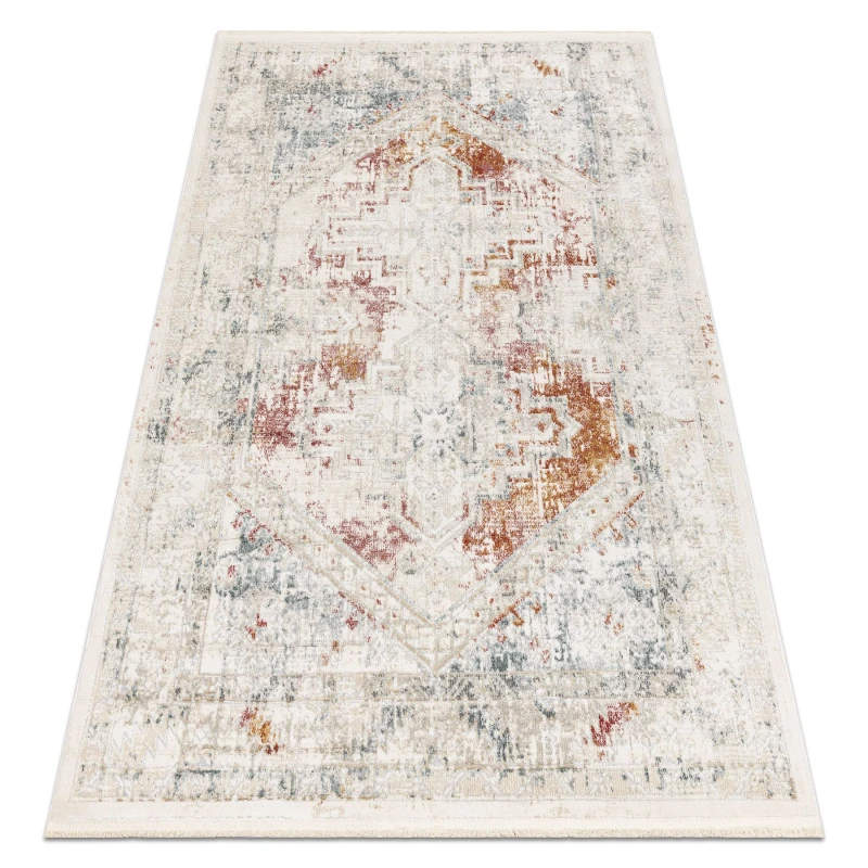 Image of RugsX Distin 0100B Pink / Powder / White Modern Carpet - Ornament, Vintage, 160X230 Cm