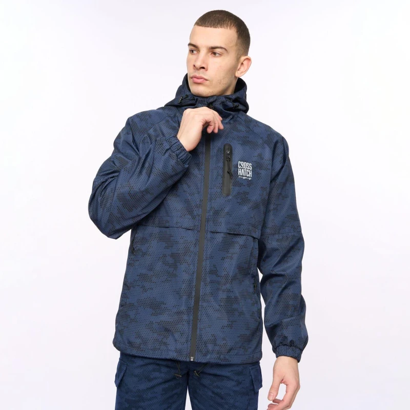 Image of Crosshatch Crosshatch Men Janscore Jacket in Navy Size: 2X-large Navy XXL Male 5059294656207