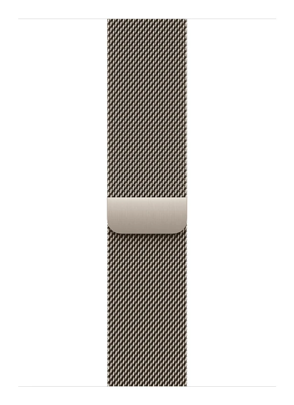Image of Apple 46mm Natural Milanese Loop - S/M MGJ24ZM/A