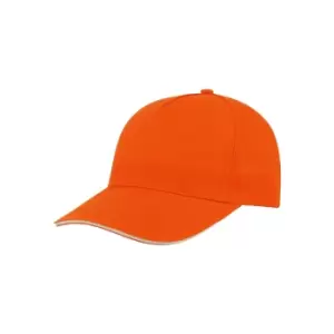 Image of Atlantis Start 5 Sandwich 5 Panel Cap (Pack of 2) (One Size) (Orange)