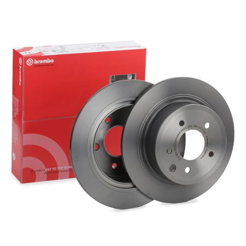Image of BREMBO 08.A715.11 Brake disc solid, Coated Brake Disc (82)