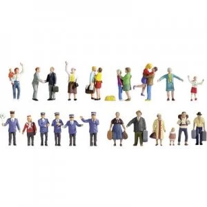 Image of NOCH 16121 H0 Figures on the railway station