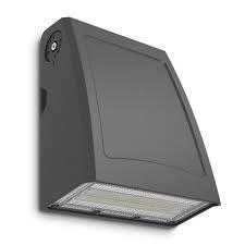 image of Kosnic Kabru 25W exterior wall-mount LED lamp IP65 Dusk to Dawn Sensor Switchable CCT - KWP45Q265/DS-SCT