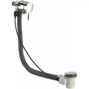 image of Free Flow Bath Filler with Pop Up Waste and Overflow Chrome - Slotted - Bristan