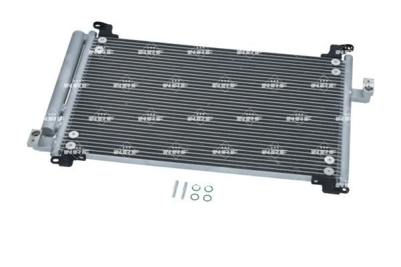Image of NRF 35941 Condenser EASY FIT with seal ring, with nitrogen filling Aluminium Condenser,air conditioning (448)