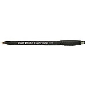 image of Paper Mate Ballpoint Pen Comfortmate Medium 0.4mm Black Pack of 12