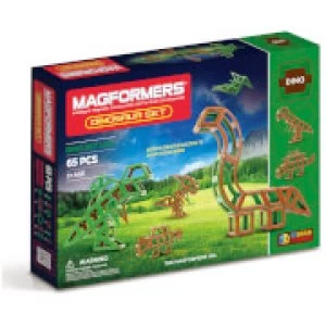 Image of Magformers Dinosaur Set - 65 Pieces
