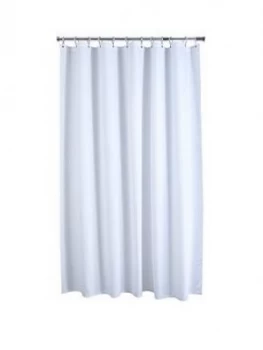 Image of Aqualona White Waffle Shower Curtain