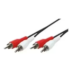 Image of LogiLink CA1041 Audio Cable - 10m - Black