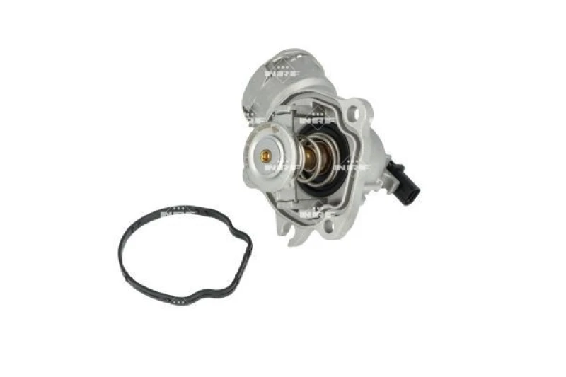 Image of NRF 725092 Engine thermostat EASY FIT Opening Temperature: 87°C, with housing, with seal ring Thermostat,coolant (316)