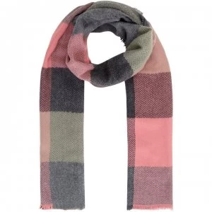 Image of Maison De Nimes Olivia oversized check scarf - Multi-Coloured
