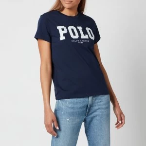 Image of Polo Ralph Lauren Womens Polo Logo T-Shirt - Cruise Navy - L