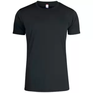 image of Clique Childrens/Kids Basic Active T-Shirt (6-8 Years) (Black)