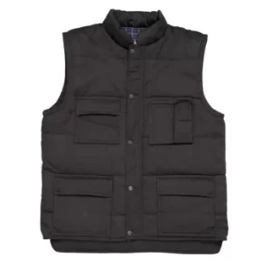 Image of Portwest Mens Shetland Padded Bodywarmer Black 3XL