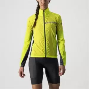Image of Castelli Squadra Stretch Womens Jacket - Yellow