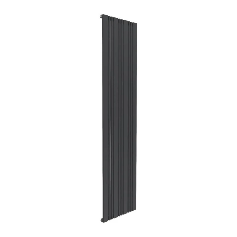 Image of Bathroom Kingdom Bonera Anthracite Designer Flat Panel Vertical Radiator 1800x456 in Grey Grey Unisex