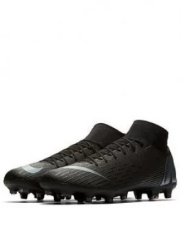 Image of Nike Mens Mercurial Superfly 6 Academy Mg Football Boot Black Size 10 Men