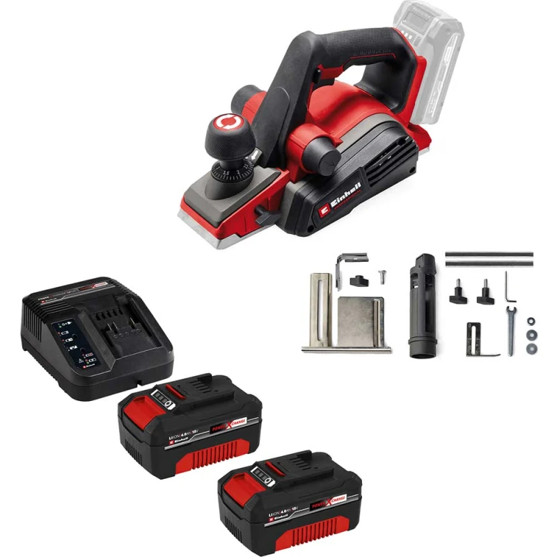 Image of Einhell Professional TP-PL 18/3 Li BL 18v Cordless Brushless Planer TP-PL 18/3 Li BL - Solo Batteries: 2 x 4ah Li-ion