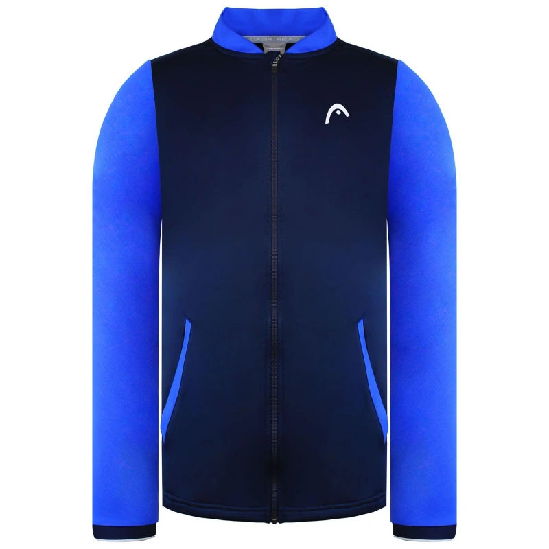 Image of Head Mens Breaker Blue Track Jacket Size: Large Blue Male L