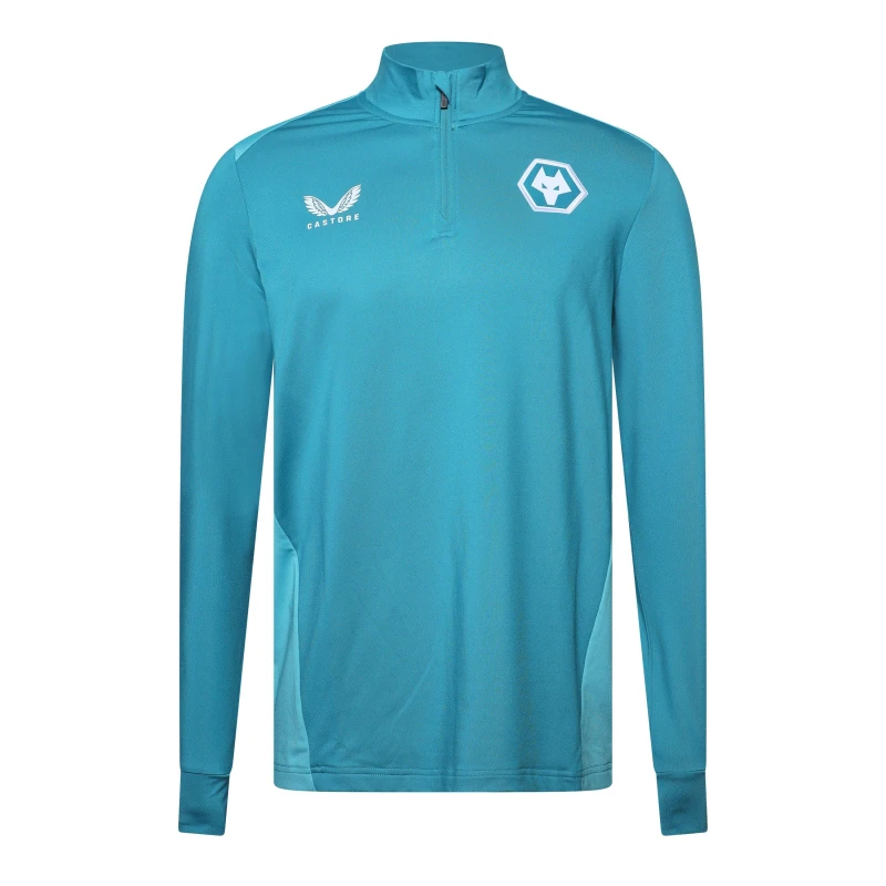 Image of Castore Castore Wlvs 1/4 Zip PagodaBl/SaJt male S