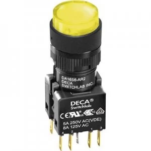 Image of DECA ADA16S6 MR1 A2JY Pushbutton 250 V AC 5 A 2 x OffOn IP65 momentary