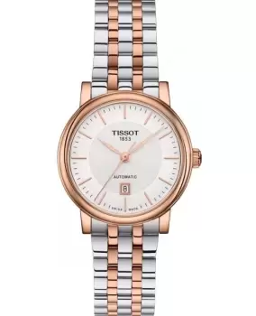 image of Tissot Carson Automatic Silver Dial Two-Toned Stainless Steel Womens Watch T122.207.22.031.01 T122.207.22.031.01