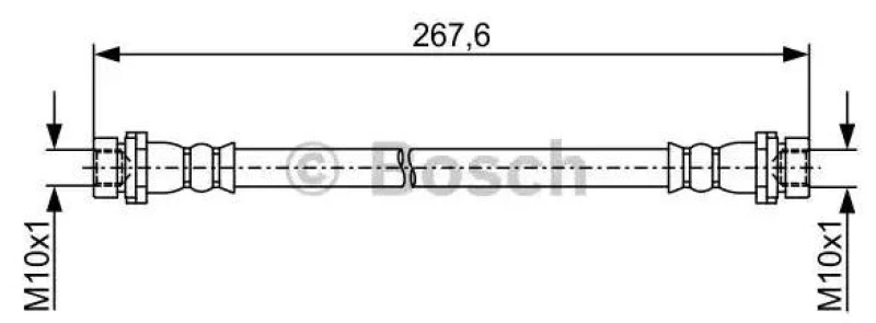 Image of Bosch 1 987 481 948 Brake Hose 245 MAZDA: Tribute Estate Brake Hose (83)