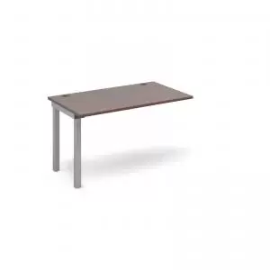 Image of Connex add on unit single 1200mm x 800mm - silver frame and walnut top