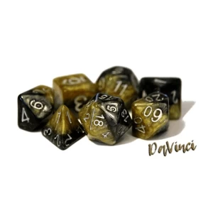Image of Halfsies Dice - DaVinci (Poly 7 set)