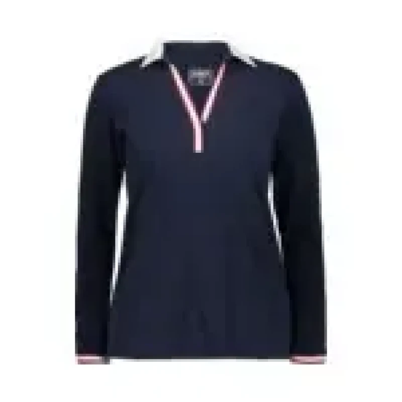 Image of CMP Womens long-sleeved polo shirt CMP Noir Female S