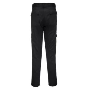 Image of Portwest Slim Fit Combat Trousers Black 28" 31"