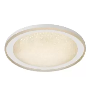 Image of Gloss Dimmable LED Flush Light Gold 40W 2800Lm CCT