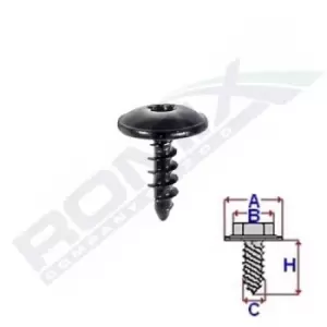 image of ROMIX Screw C70510 VW,AUDI,SKODA,Golf V Schragheck (1K1),POLO (9N_),TOURAN (1T1, 1T2),Passat Variant (3C5),GOLF VI (5K1)