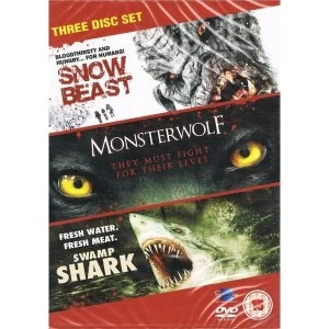 Image of Snow Beast / Monsterwolf / Swamp Shark DVD